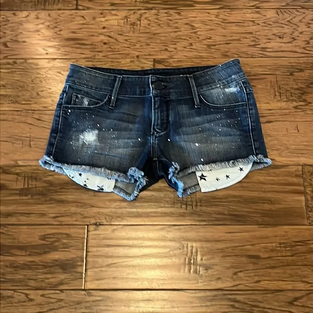 Black Orchid Black Star Cut Off Short Size 26